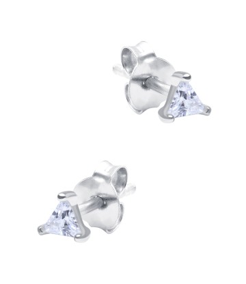 Shining CZ Crystal Silver Stud Earring STS-3755